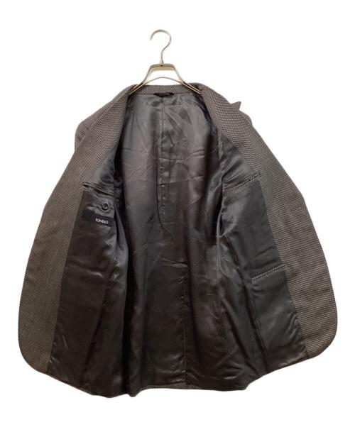 TONELLO（トネッロ）TONELLO (トネッロ) テーラードジャケット ブラック サイズ:SIZE 46の古着・服飾アイテム