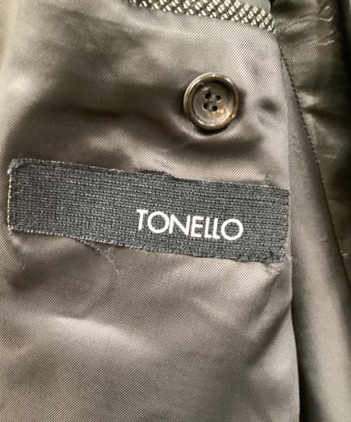 TONELLO（トネッロ）TONELLO (トネッロ) テーラードジャケット ブラック サイズ:SIZE 46の古着・服飾アイテム