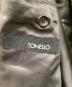 中古・古着 TONELLO (トネッロ) テーラードジャケット ブラック サイズ:SIZE 46：6000円
