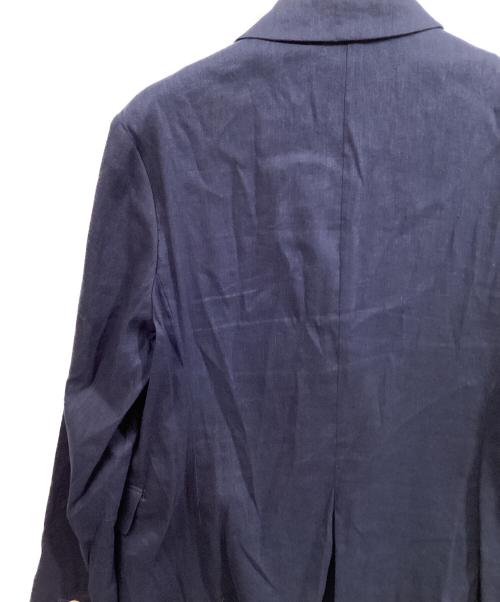 La TOTALITE（ラ ト―タリテ）La TOTALITE (ラ ト―タリテ) 麻レーヨンダブルブレストジャケット ネイビー サイズ:SIZE 38の古着・服飾アイテム