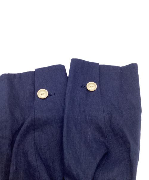 La TOTALITE（ラ ト―タリテ）La TOTALITE (ラ ト―タリテ) 麻レーヨンダブルブレストジャケット ネイビー サイズ:SIZE 38の古着・服飾アイテム