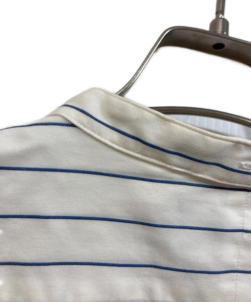 POLO RALPH LAUREN（ポロ・ラルフローレン）POLO RALPH LAUREN (ポロ・ラルフローレン) バンドカラー プルオーバーシャツ ホワイト サイズ:SIZE Lの古着・服飾アイテム