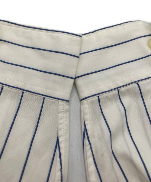POLO RALPH LAUREN（ポロ・ラルフローレン）POLO RALPH LAUREN (ポロ・ラルフローレン) バンドカラー プルオーバーシャツ ホワイト サイズ:SIZE Lの古着・服飾アイテム