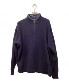 WOOLRICH（ウールリッチ）の古着「ハーフジップニット」｜ネイビー