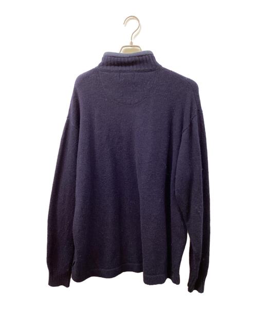 WOOLRICH（ウールリッチ）WOOLRICH (ウールリッチ) ハーフジップニット ネイビー サイズ:XLの古着・服飾アイテム