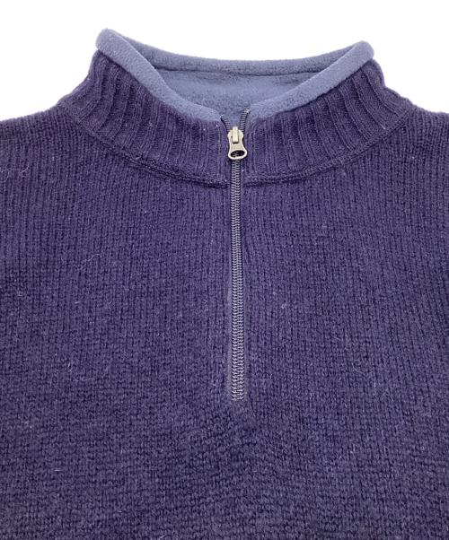 WOOLRICH（ウールリッチ）WOOLRICH (ウールリッチ) ハーフジップニット ネイビー サイズ:XLの古着・服飾アイテム