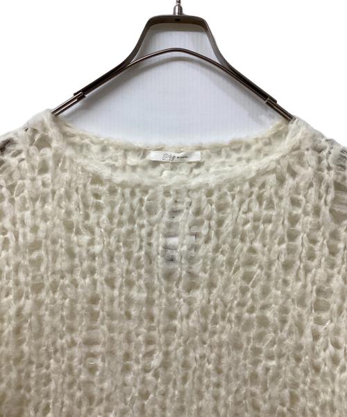 Plage（プラージュ）Plage (プラージュ) モヘア混ニット ホワイト サイズ:SIZE Freeの古着・服飾アイテム