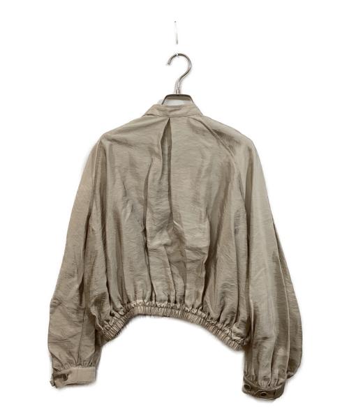 Noble（ノーブル）Noble (ノーブル) リンクルタフタオーバーブルゾン ベージュ サイズ:SIZE Freeの古着・服飾アイテム
