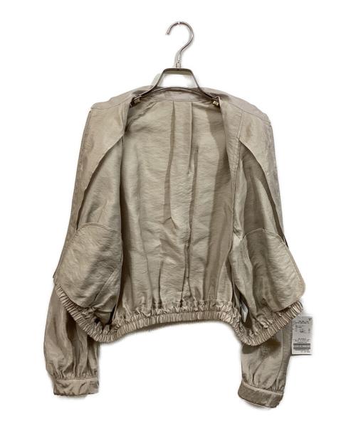 Noble（ノーブル）Noble (ノーブル) リンクルタフタオーバーブルゾン ベージュ サイズ:SIZE Freeの古着・服飾アイテム