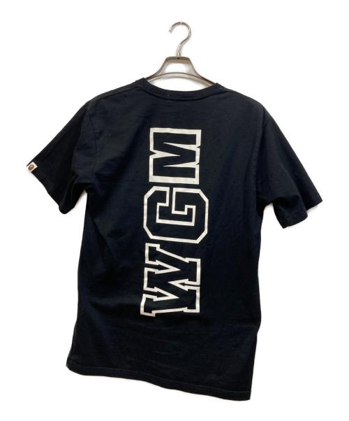 A BATHING APE（アベイシングエイプ）A BATHING APE (アベイシングエイプ) WGMロゴTシャツ ブラック サイズ:Mの古着・服飾アイテム