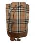 Burberry's (バーバリーズ) ノバチェック 巾着型ショルダーバッグ ベージュ：18000円