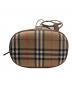 中古・古着 Burberry's (バーバリーズ) ノバチェック 巾着型ショルダーバッグ ベージュ：18000円