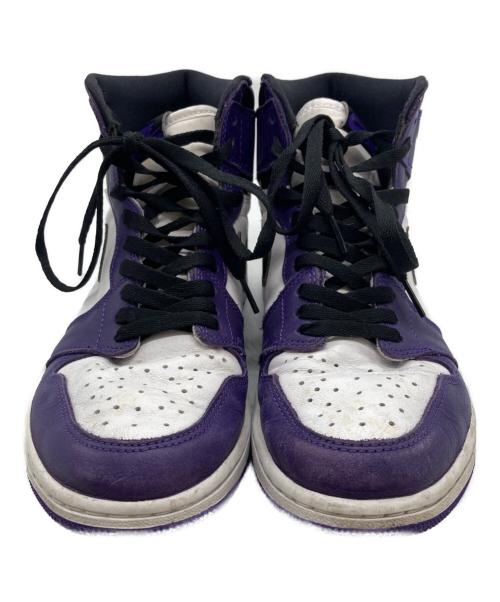 NIKE（ナイキ）NIKE (ナイキ) AIR JORDAN RETRO 1 HIGH OG パープル サイズ:27.5の古着・服飾アイテム