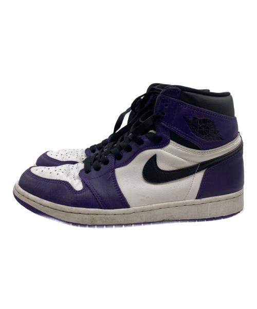 NIKE（ナイキ）NIKE (ナイキ) AIR JORDAN RETRO 1 HIGH OG パープル サイズ:27.5の古着・服飾アイテム
