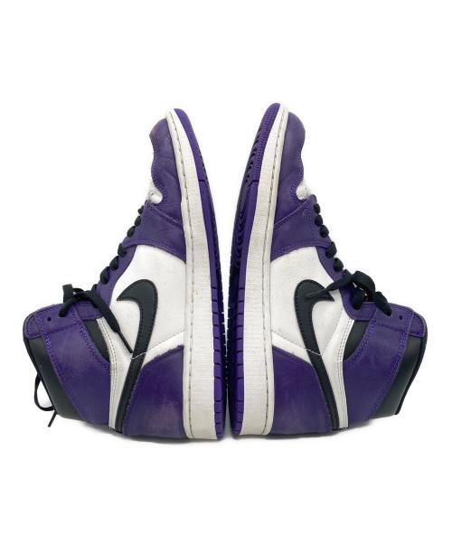 NIKE（ナイキ）NIKE (ナイキ) AIR JORDAN RETRO 1 HIGH OG パープル サイズ:27.5の古着・服飾アイテム