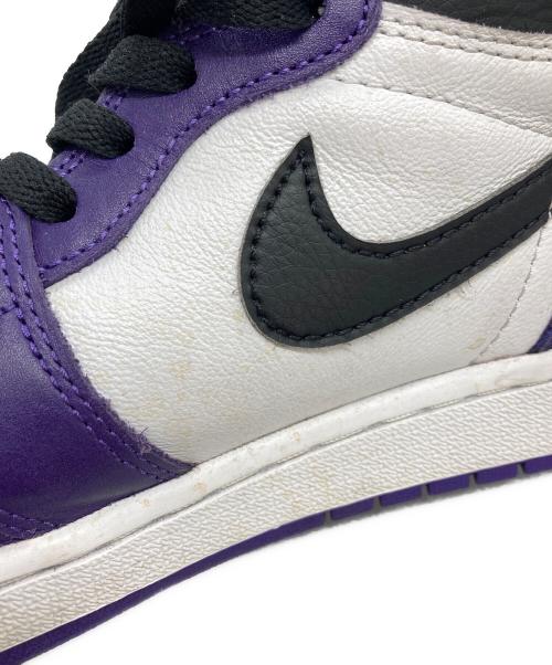 NIKE（ナイキ）NIKE (ナイキ) AIR JORDAN RETRO 1 HIGH OG パープル サイズ:27.5の古着・服飾アイテム