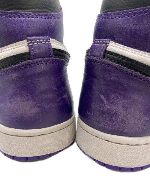 NIKE（ナイキ）NIKE (ナイキ) AIR JORDAN RETRO 1 HIGH OG パープル サイズ:27.5の古着・服飾アイテム