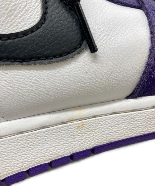 NIKE（ナイキ）NIKE (ナイキ) AIR JORDAN RETRO 1 HIGH OG パープル サイズ:27.5の古着・服飾アイテム