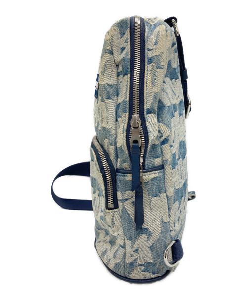 SUPREME（シュプリーム）SUPREME (シュプリーム) Fat Tip Jacquard Denim Sling Bag ネイビーの古着・服飾アイテム
