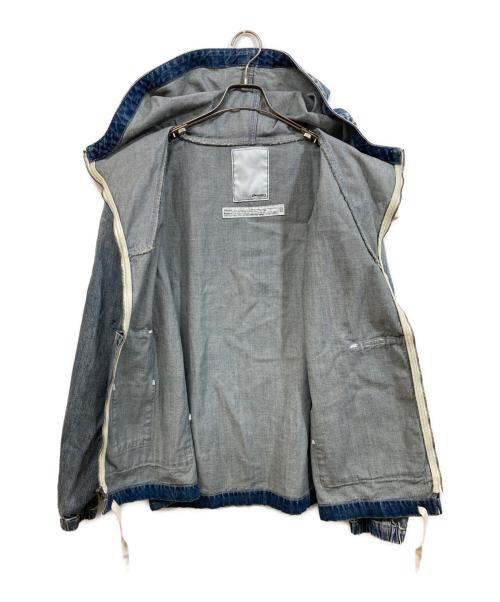Liberaiders（リベレイダース）Liberaiders (リベレイダース) DENIM ZIP HOODIE ブルー サイズ:	SIZE Lの古着・服飾アイテム
