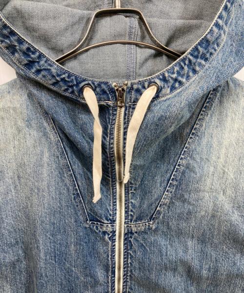 Liberaiders（リベレイダース）Liberaiders (リベレイダース) DENIM ZIP HOODIE ブルー サイズ:	SIZE Lの古着・服飾アイテム