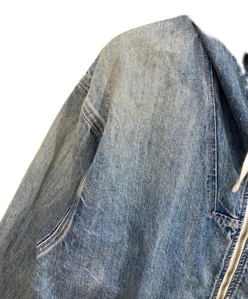 Liberaiders（リベレイダース）Liberaiders (リベレイダース) DENIM ZIP HOODIE ブルー サイズ:	SIZE Lの古着・服飾アイテム