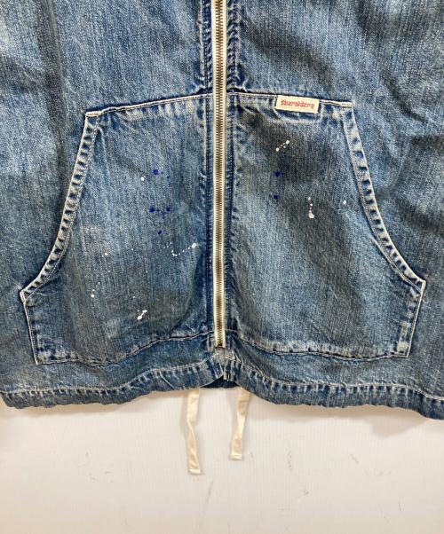 Liberaiders（リベレイダース）Liberaiders (リベレイダース) DENIM ZIP HOODIE ブルー サイズ:	SIZE Lの古着・服飾アイテム