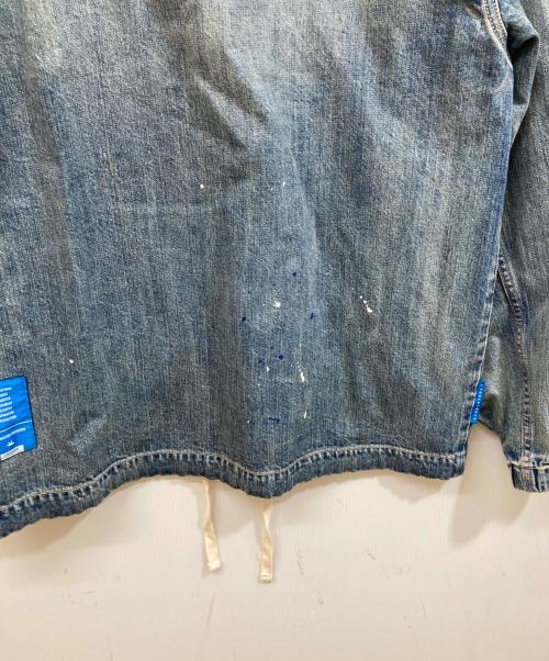 Liberaiders（リベレイダース）Liberaiders (リベレイダース) DENIM ZIP HOODIE ブルー サイズ:	SIZE Lの古着・服飾アイテム