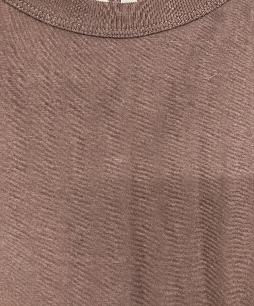 RICK OWENS（リックオウエンス）RICK OWENS (リックオウエンス) BRAD T-Shirt ブラウン サイズ:SIZE XXLの古着・服飾アイテム