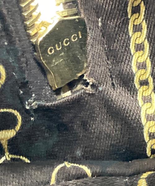 GUCCI（グッチ）GUCCI (グッチ) ボストンバッグ ブラウンの古着・服飾アイテム