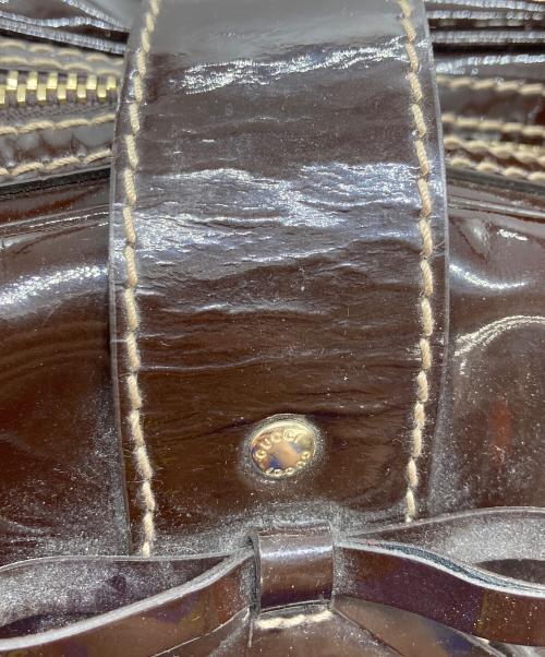 GUCCI（グッチ）GUCCI (グッチ) ボストンバッグ ブラウンの古着・服飾アイテム