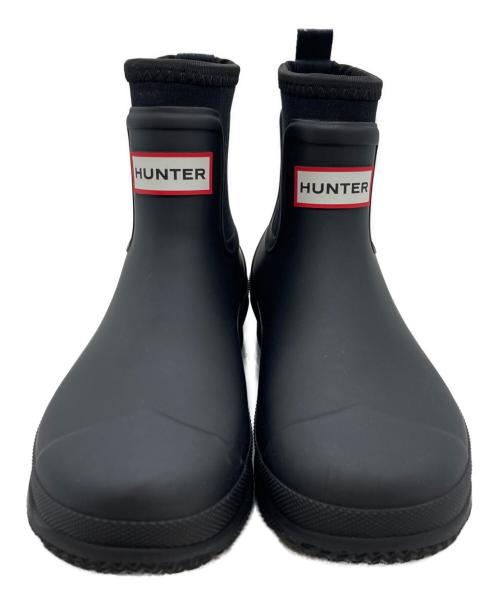 HUNTER（ハンター）HUNTER (ハンター) W ORIGINAL NEOPRENE CHELSEA ブラック サイズ:US6の古着・服飾アイテム