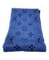LOUIS VUITTON (ルイ ヴィトン) モノグラムマフラー ネイビー：25000円