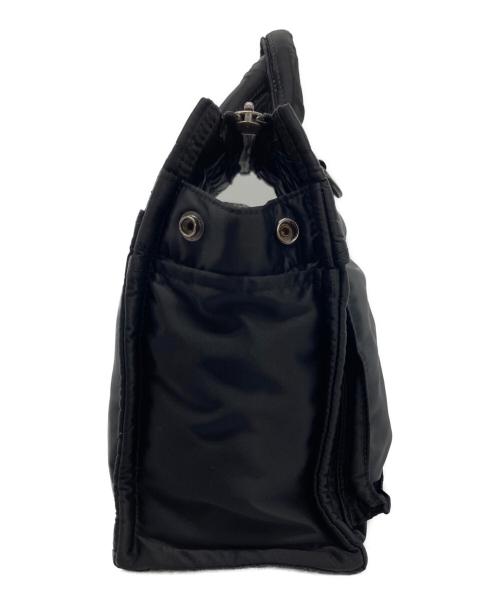 PORTER（ポーター）PORTER (ポーター) SQUARE TOTE BAG/スクエアトートバッグ ブラックの古着・服飾アイテム