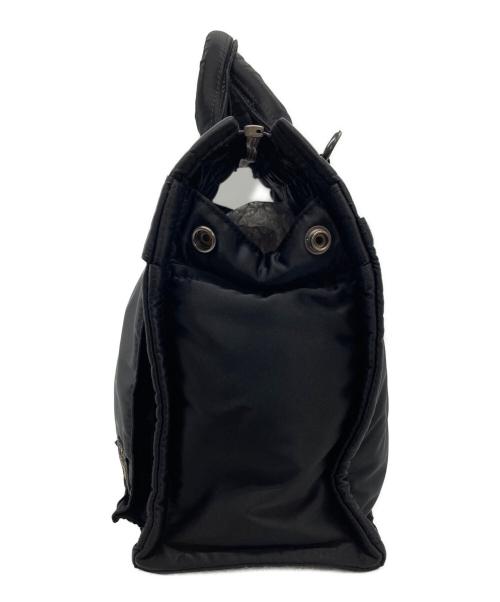 PORTER（ポーター）PORTER (ポーター) SQUARE TOTE BAG/スクエアトートバッグ ブラックの古着・服飾アイテム