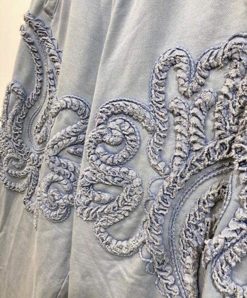 TAAKK（ターク）TAAKK (ターク) SCULPTURAL EMBROIDERY WIDE PANTS ネイビー サイズ:SIZE 2の古着・服飾アイテム