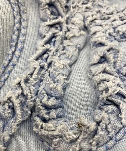TAAKK（ターク）TAAKK (ターク) SCULPTURAL EMBROIDERY WIDE PANTS ネイビー サイズ:SIZE 2の古着・服飾アイテム