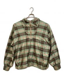 NICENESS（ナイスネス）の古着「Silk Check Anorak」｜グリーン