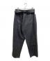 COMOLI (コモリ) デニム ベルテッドパンツ ブラック サイズ:SIZE 2：22000円