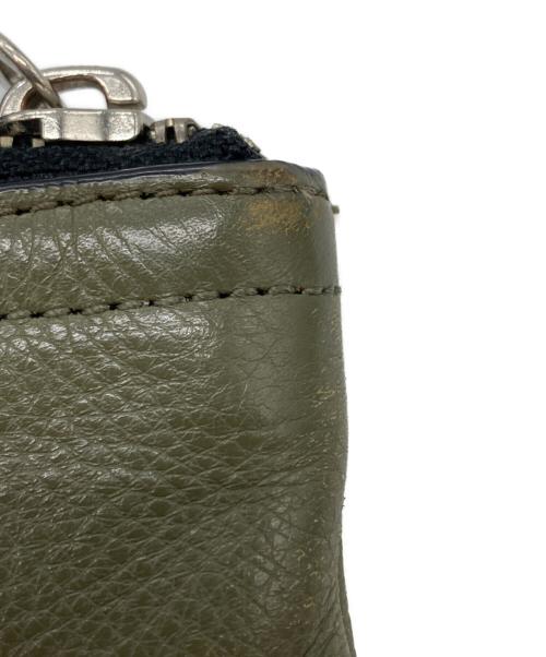 COACH（コーチ）COACH (コーチ) サリバン スムースレザー フォルドオーバー トート ブラック×グリーンの古着・服飾アイテム