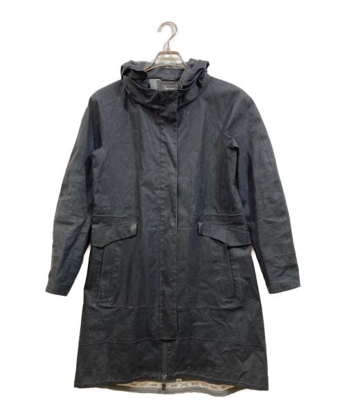 HERNO Laminar（ヘルノ ラミナー）HERNO Laminar (ヘルノ ラミナー) リネンナイロンコート ネイビー サイズ:42の古着・服飾アイテム