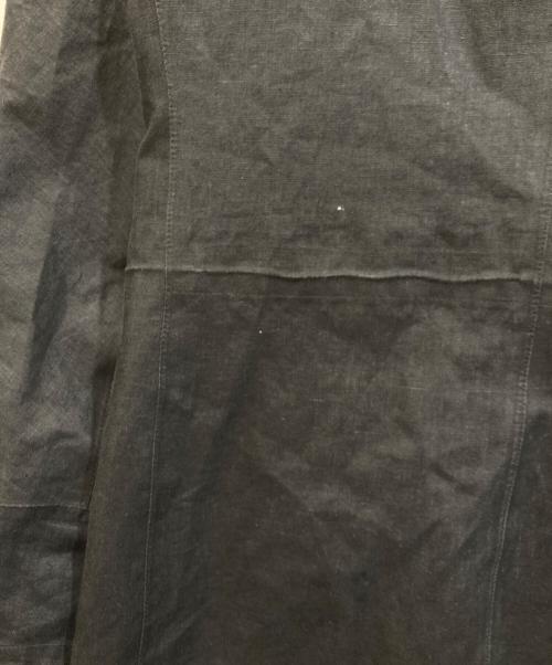 HERNO Laminar（ヘルノ ラミナー）HERNO Laminar (ヘルノ ラミナー) リネンナイロンコート ネイビー サイズ:42の古着・服飾アイテム