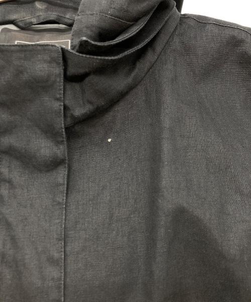 HERNO Laminar（ヘルノ ラミナー）HERNO Laminar (ヘルノ ラミナー) リネンナイロンコート ネイビー サイズ:42の古着・服飾アイテム