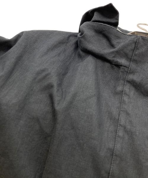 HERNO Laminar（ヘルノ ラミナー）HERNO Laminar (ヘルノ ラミナー) リネンナイロンコート ネイビー サイズ:42の古着・服飾アイテム