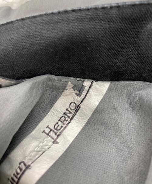 HERNO Laminar（ヘルノ ラミナー）HERNO Laminar (ヘルノ ラミナー) リネンナイロンコート ネイビー サイズ:42の古着・服飾アイテム