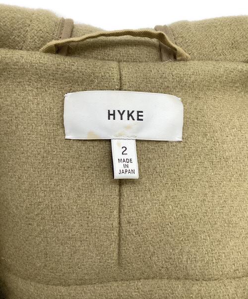 HYKE（ハイク）HYKE (ハイク) ダッフルコート ベージュ サイズ:	SIZE 2の古着・服飾アイテム