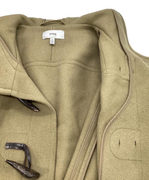 HYKE（ハイク）HYKE (ハイク) ダッフルコート ベージュ サイズ:	SIZE 2の古着・服飾アイテム