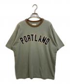 Snow peak×JOURNAL STANDARDスノーピーク×ジャーナルスタンダード）の古着「別注プリントTシャツ」｜グレー
