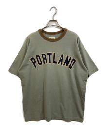 Snow peak×JOURNAL STANDARD（スノーピーク×ジャーナルスタンダード）の古着「別注プリントTシャツ」｜グレー