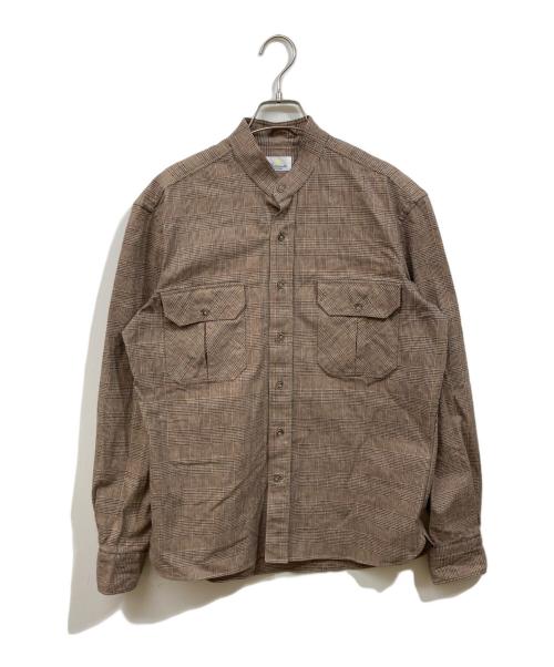 giannetto（ジャンネット）giannetto (ジャンネット) チェックシャツ ベージュ サイズ:	SIZE Mの古着・服飾アイテム